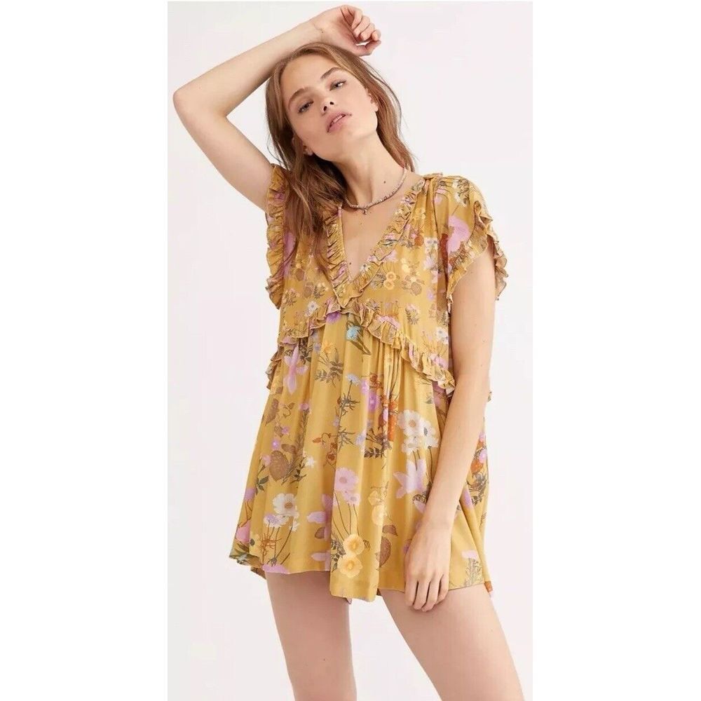 NWT Free People Spell and The Gypsy - Wild Bloom Romper Sz M - $179 - Floral